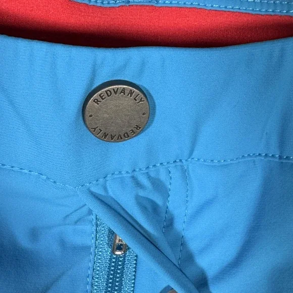 REDVANLY Pants Mens Large Blue Golf Joggers Stretch Cuffed Performance Halliday - Picture 2 of 9